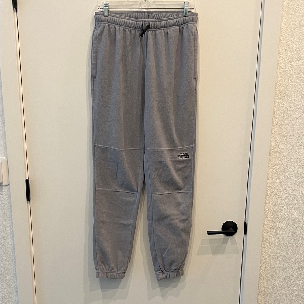 The North Face Light Gray Fleece Sweatpants